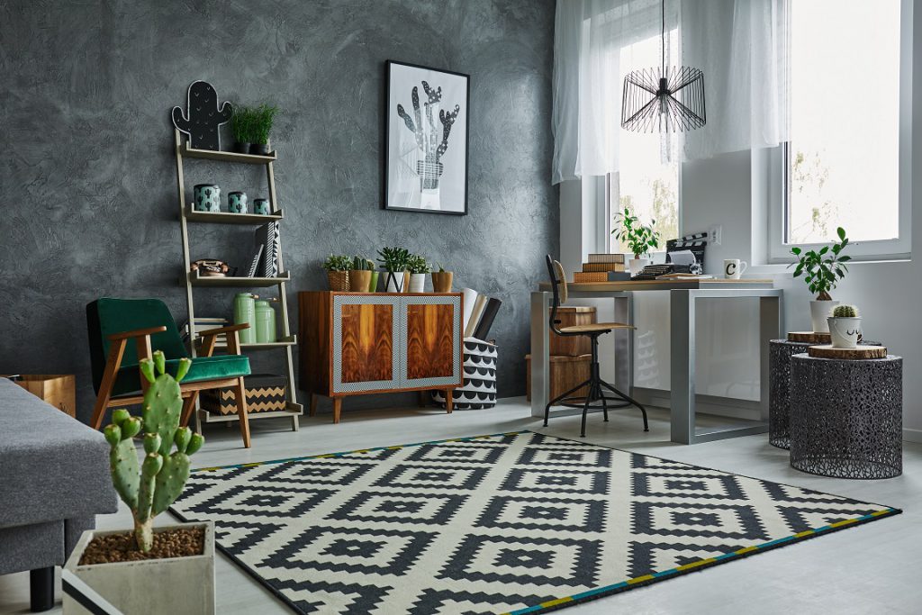 Odcienie szarości we wnętrzach